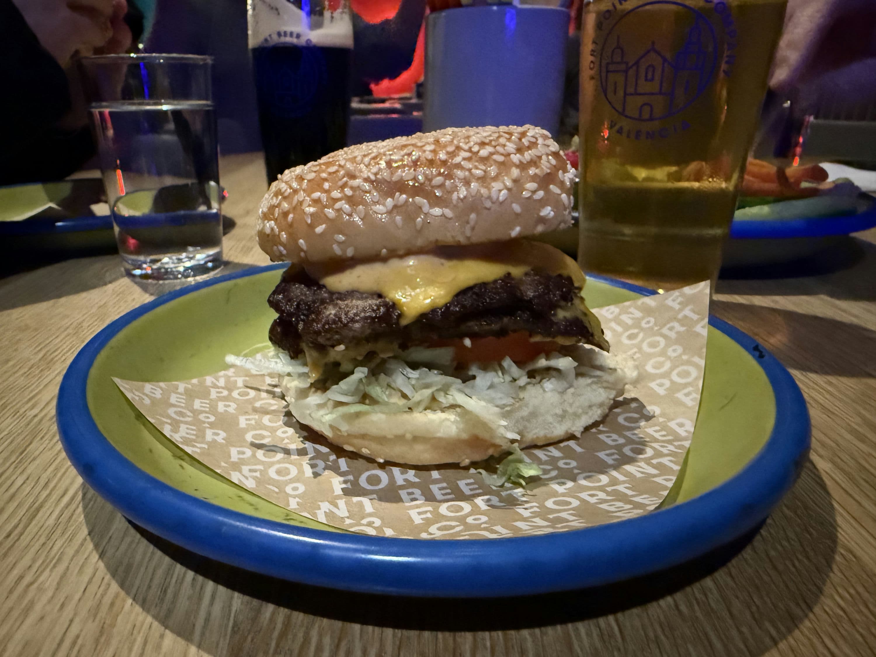 Fort Point Valencia — Double Cheeseburger 