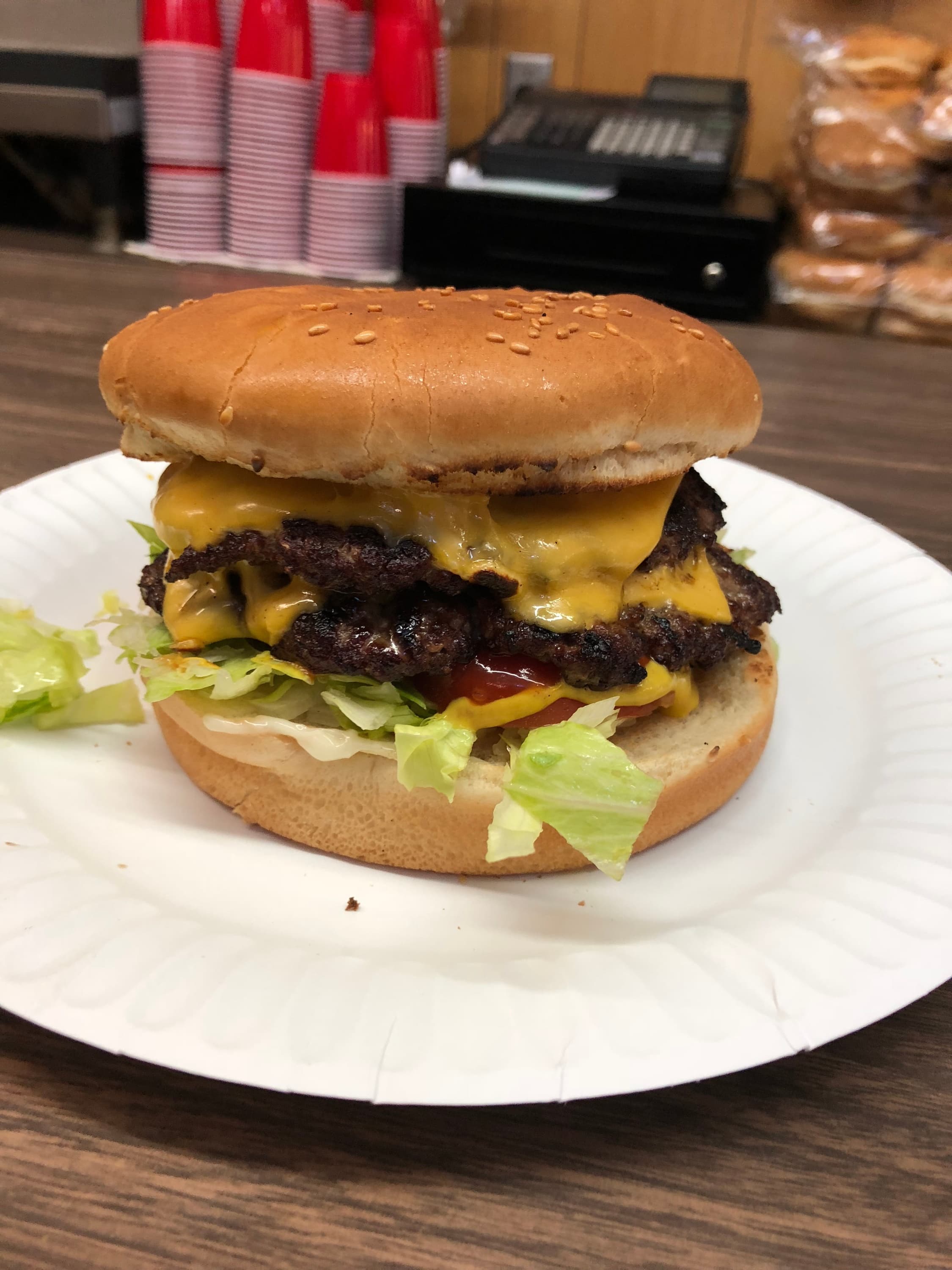 Sam's — Sam's Double Cheeseburger