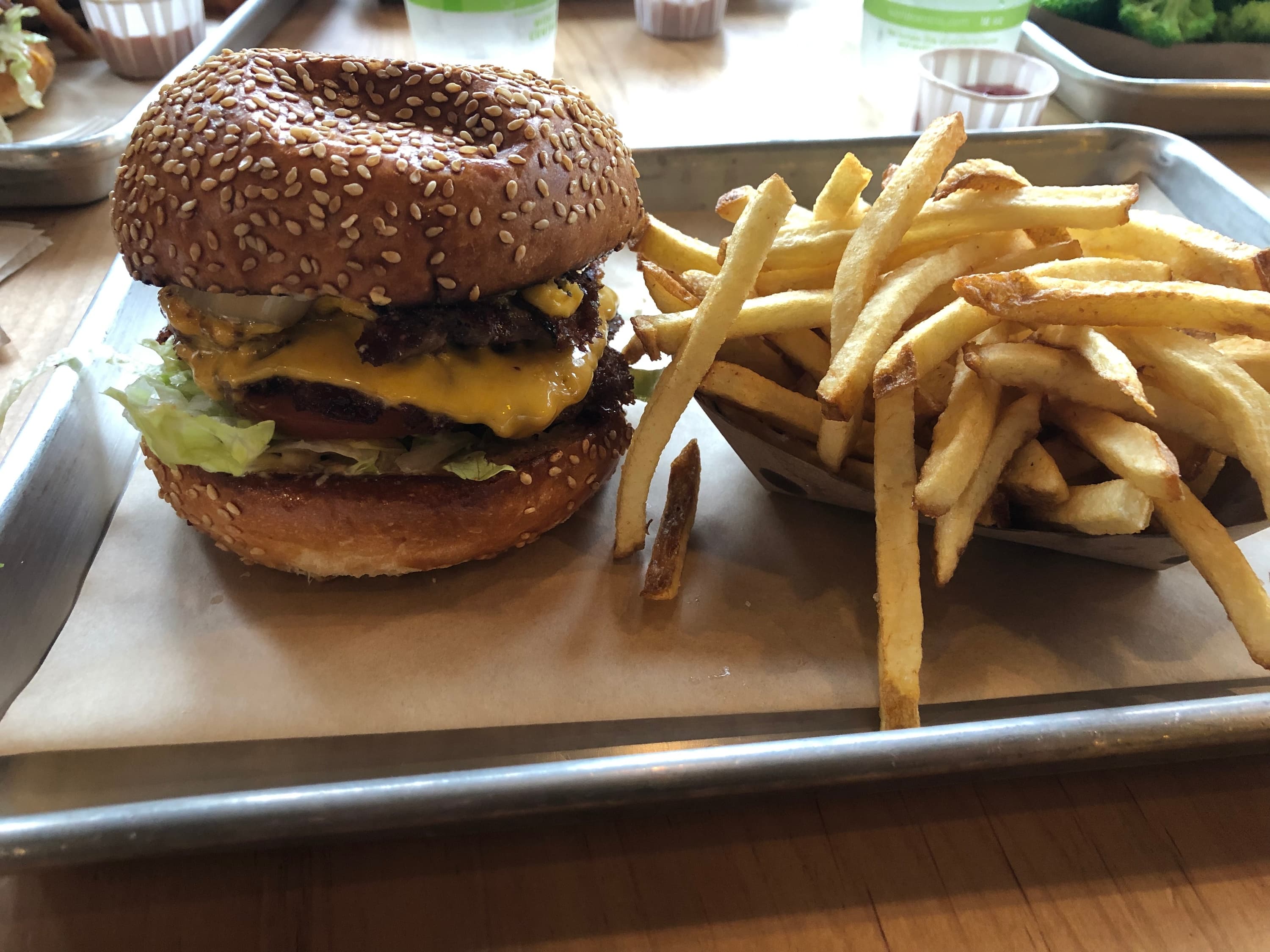 Hi-Way Burger & Fry — Hi-Way Double Cheeseburger